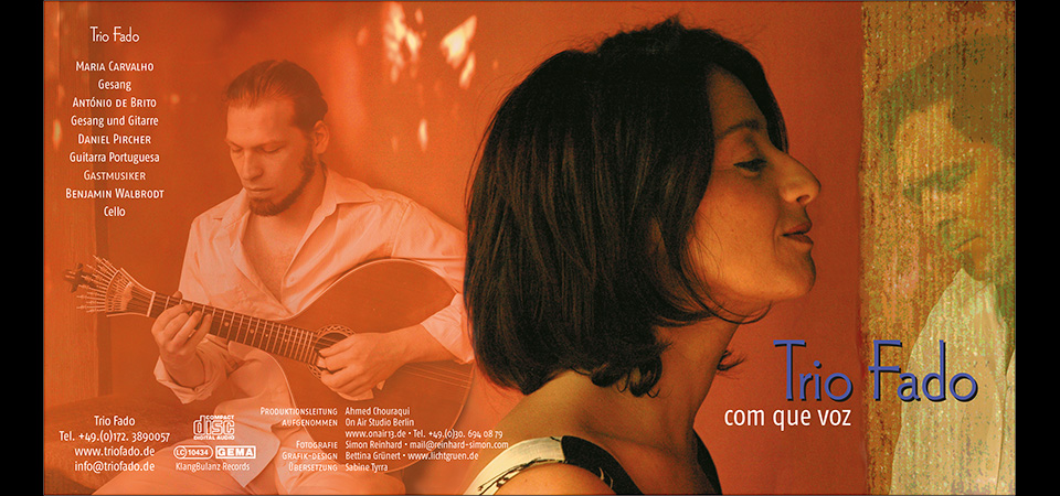 Die CD von Trio Fado "Com que voz"